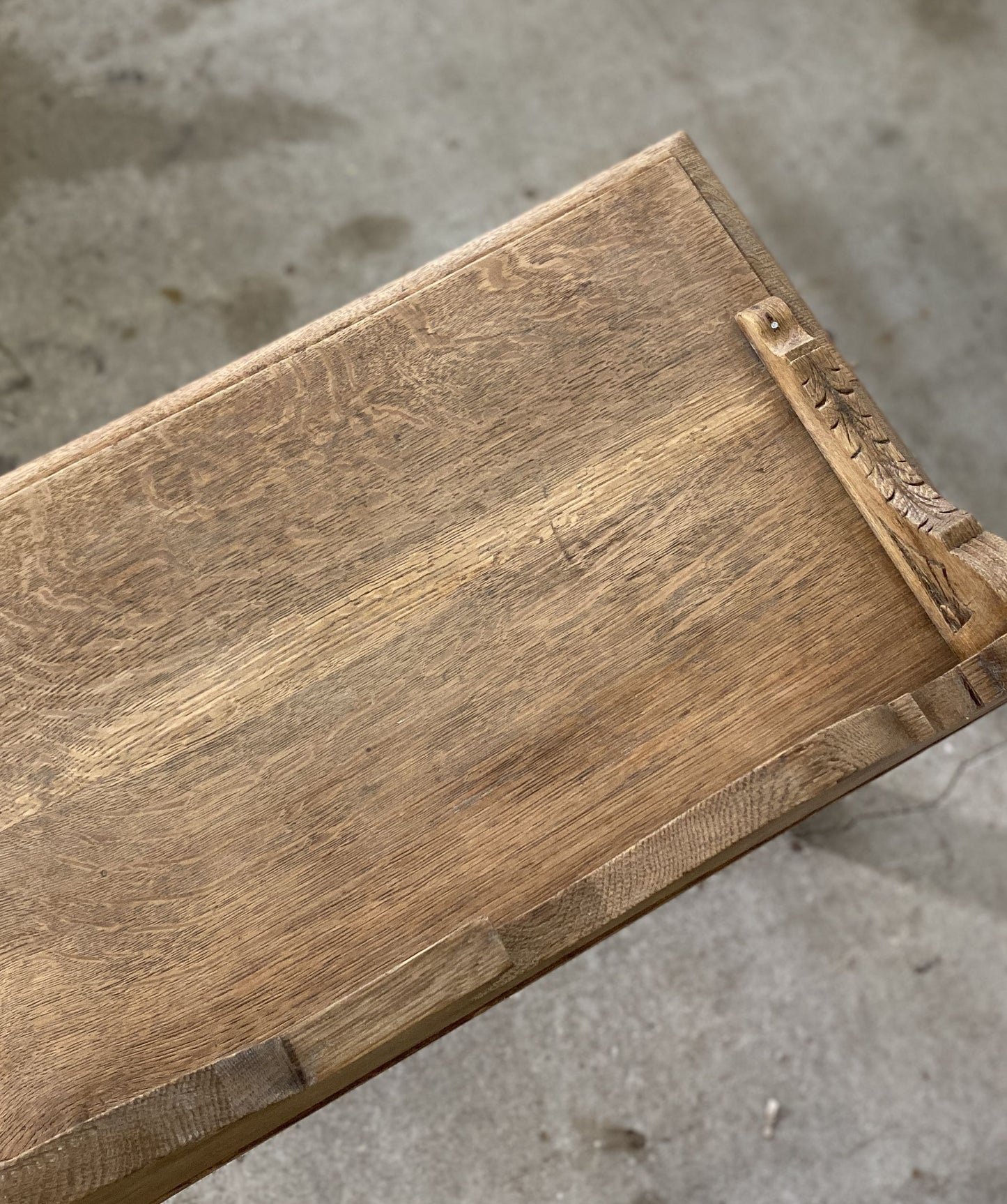 Carved Oak Hall Table