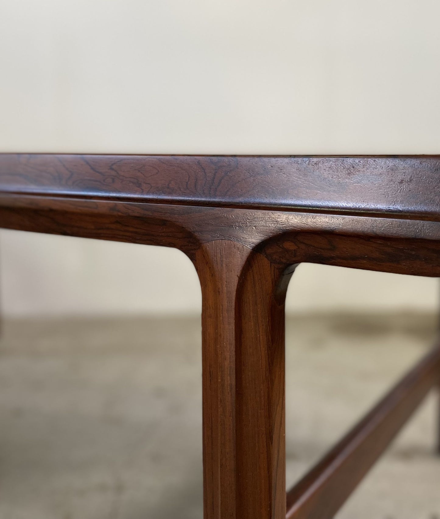 Vintage Scandinavian Coffee Table In Rosewood