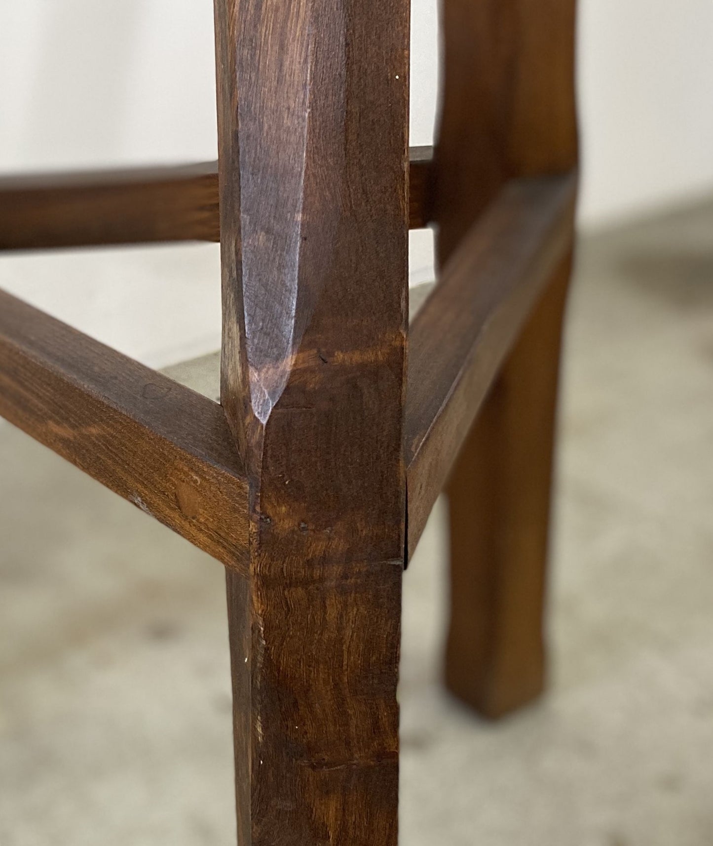 Brutalist High Stool / Olavi Hanninen for Aranjou