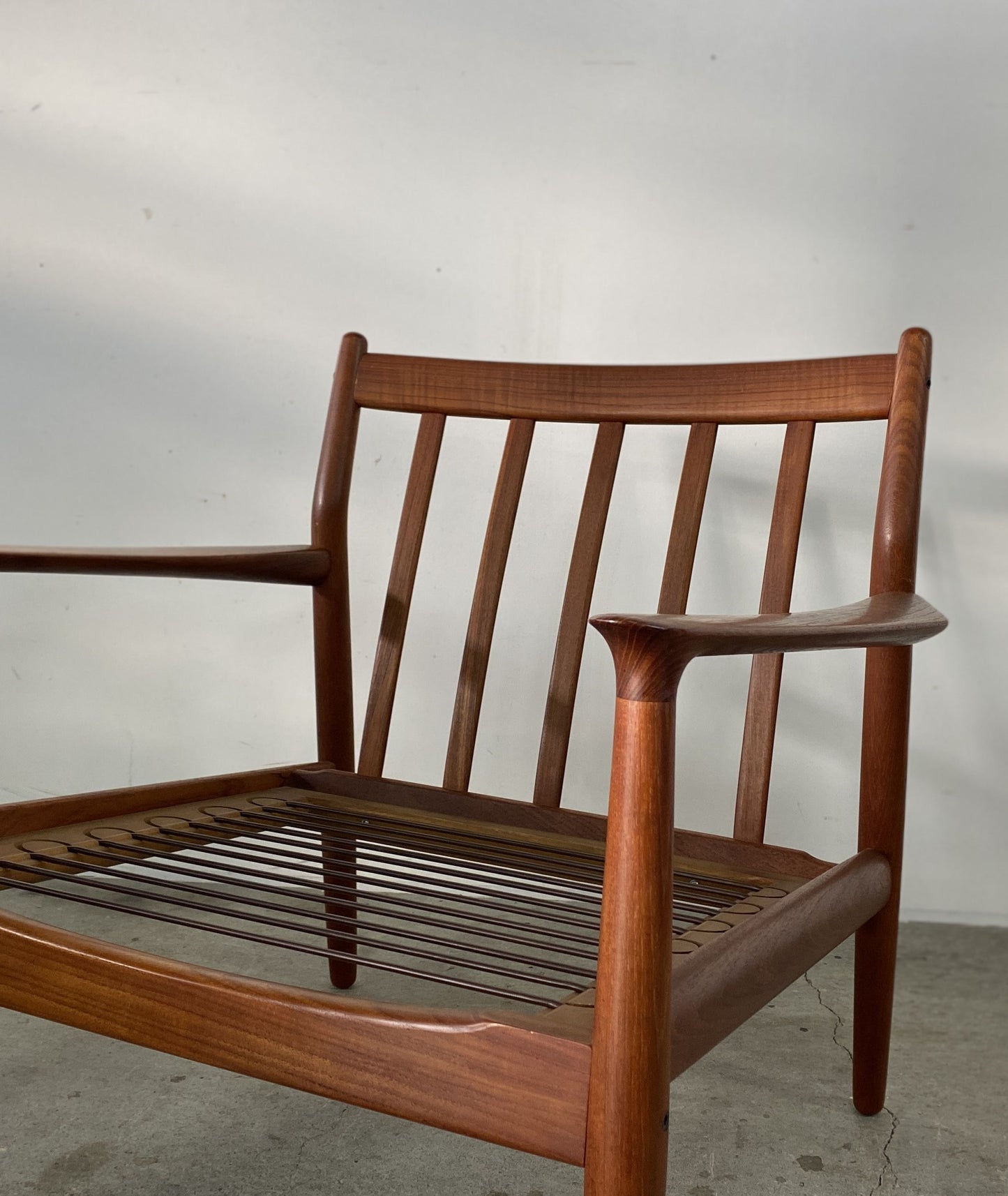 Danish Teak & Sofa By Svend Aage Eriksen