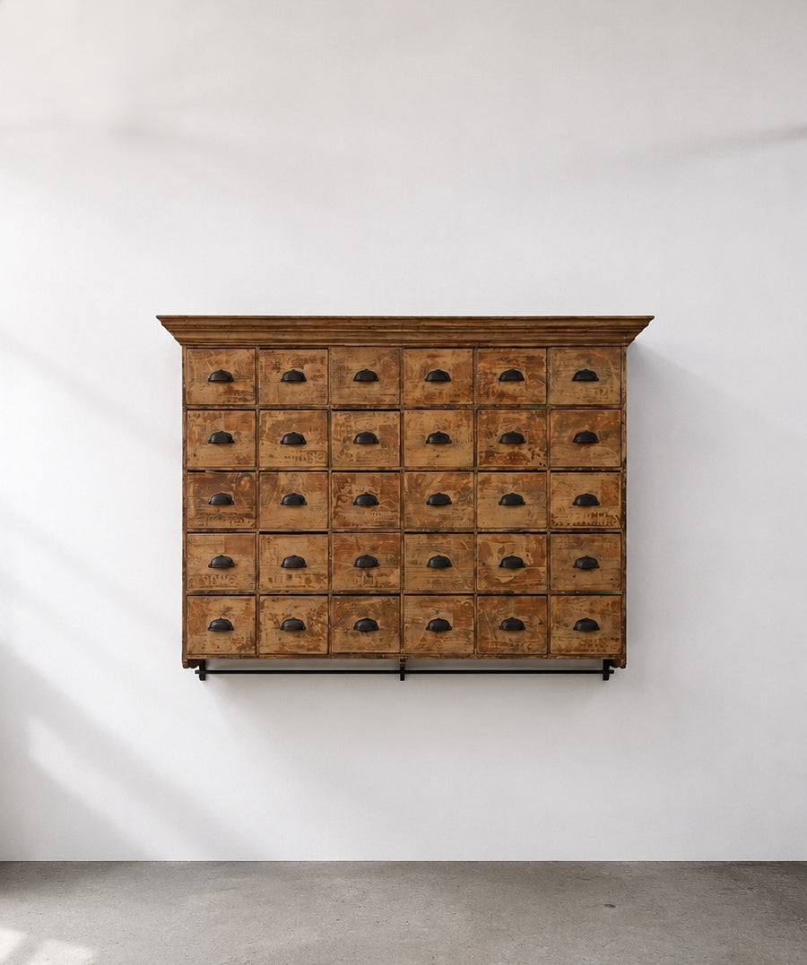 30 Drawers Wall Cabinet