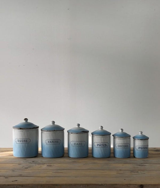 French Canister "BB社" 6set