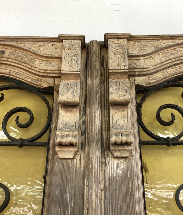 Pair of French iron Doors
