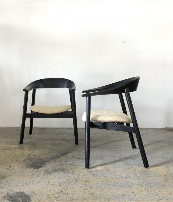 Swedish Vintage Arm Chair 2 leg set