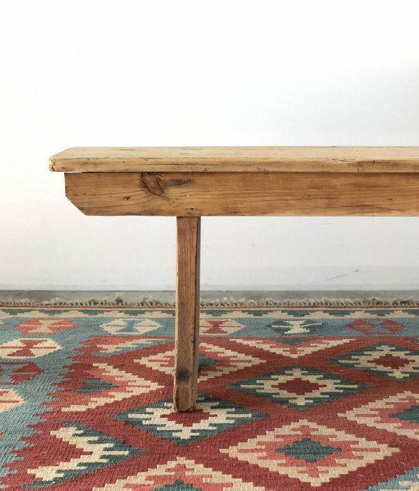 French wood bench