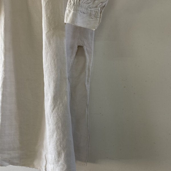 France vintage linen smock