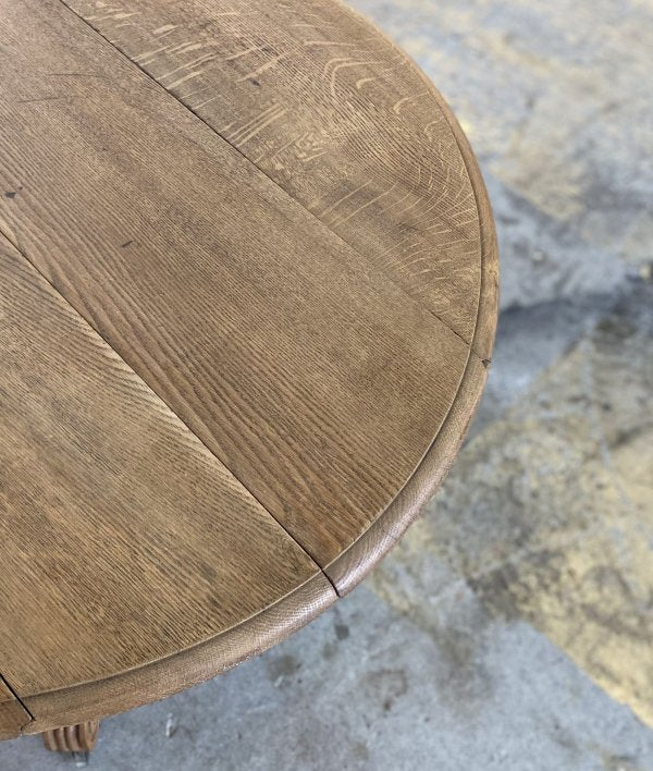 Pedestal Oak Oval Table