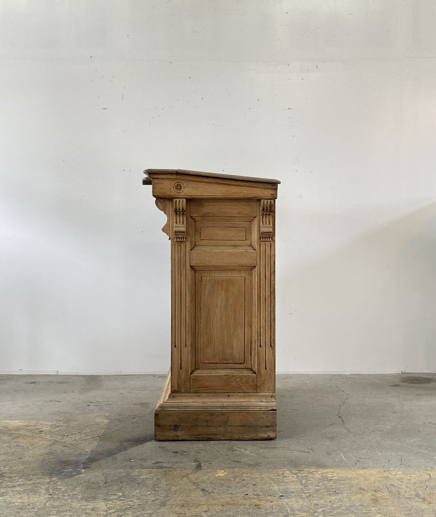 French Oak Reception Counter