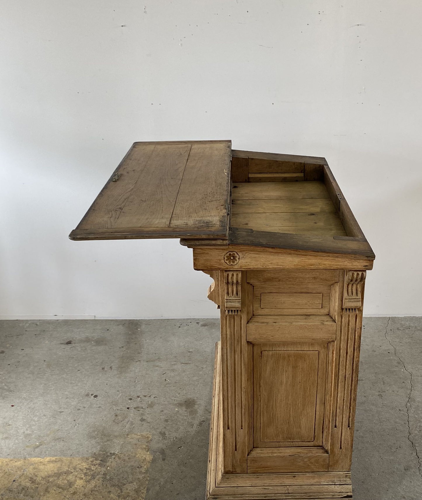 French Oak Reception Counter