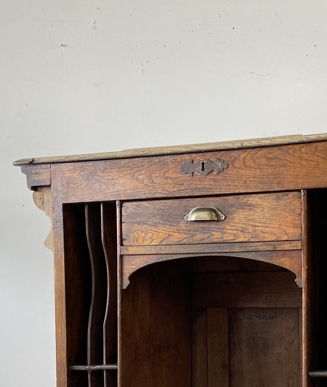 French Oak Reception Counter