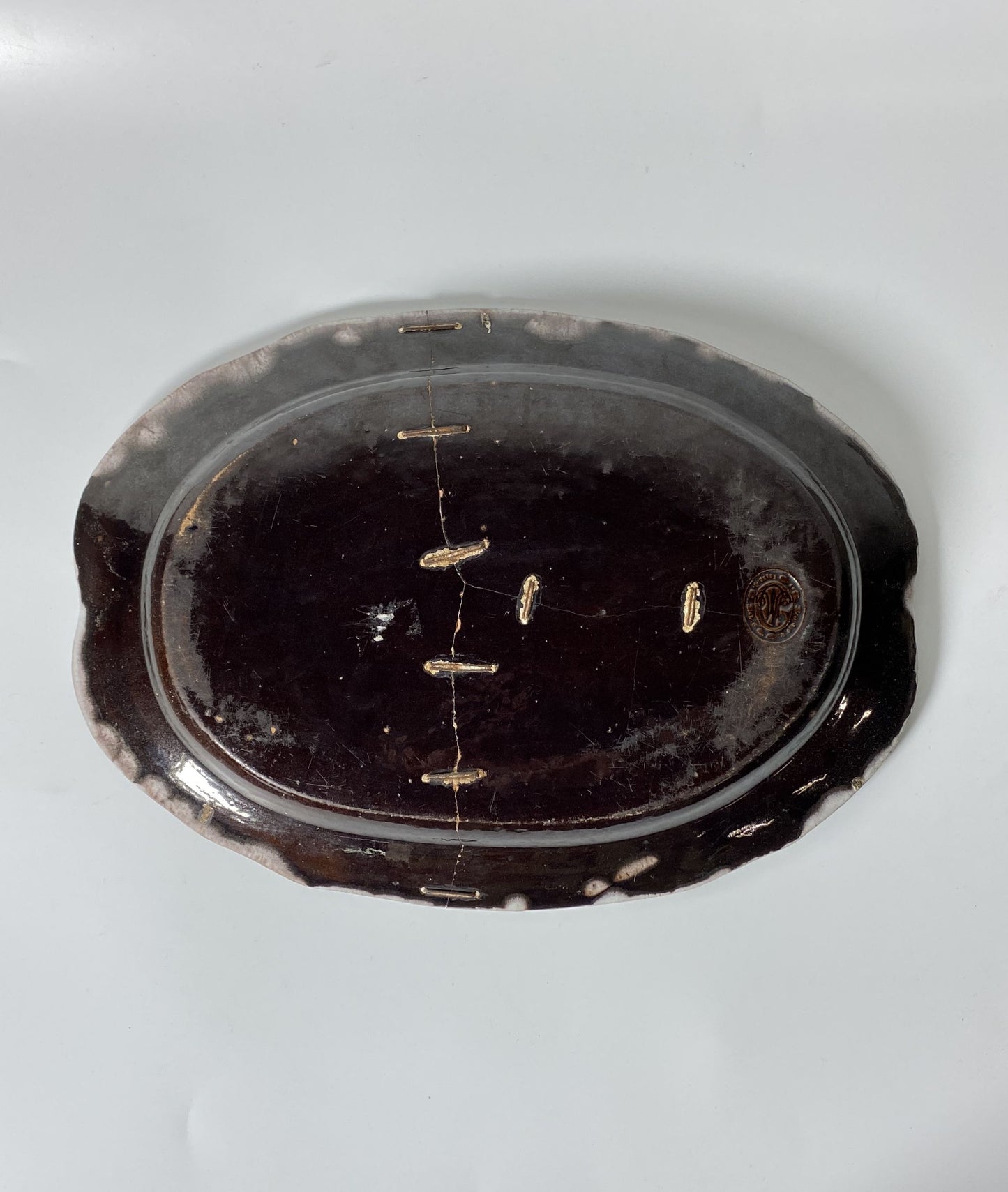 "cue noir" Oval Plate