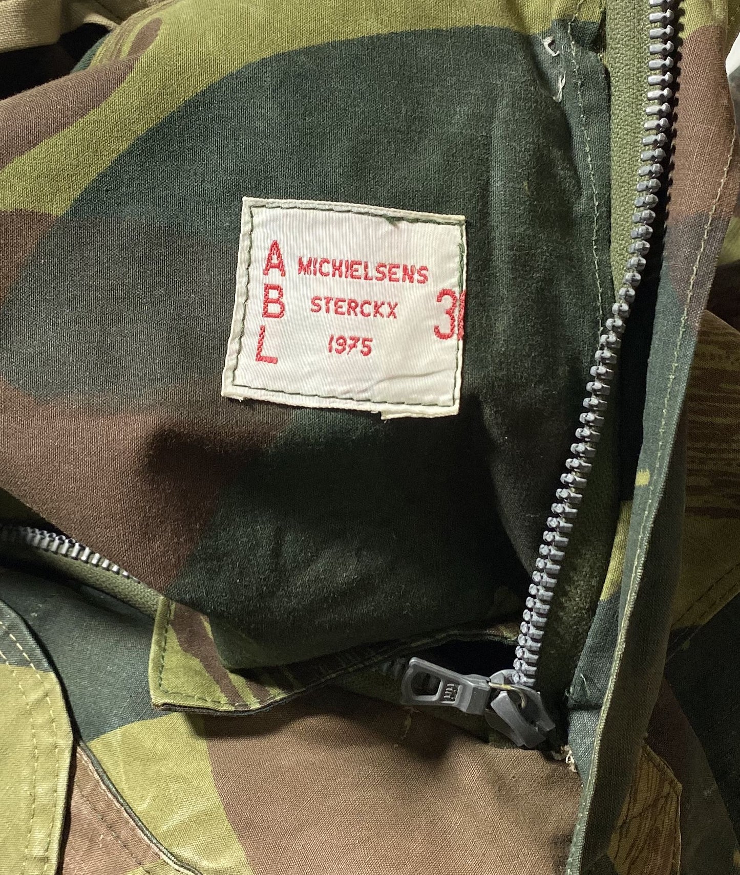 1970's Beigium Military Denison Smock Jacket
