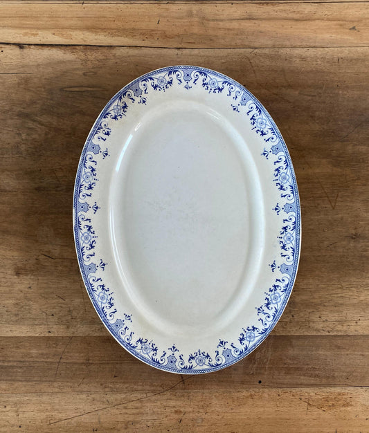 "Creil et Montereau"Oval Plate