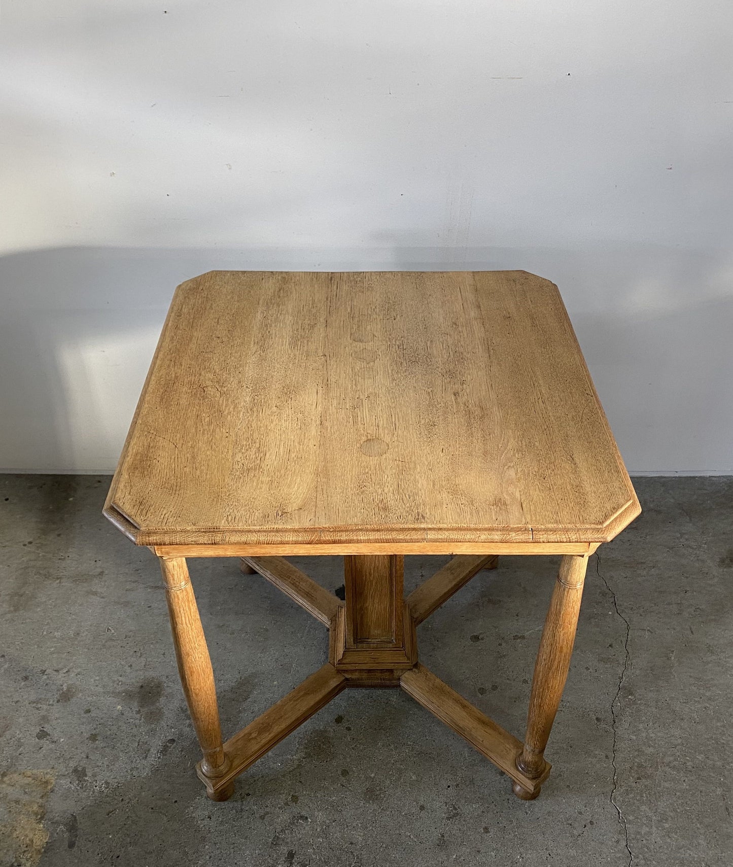 Octagon Oak Table