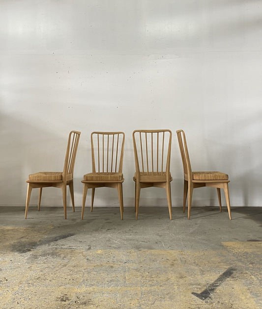 Set of 4 French Vintage Chairs