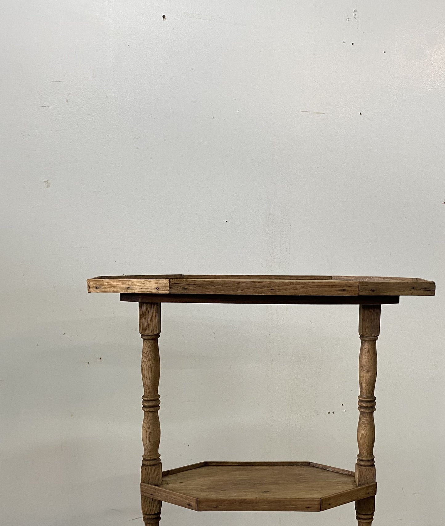 Octagonal Oak Side Table