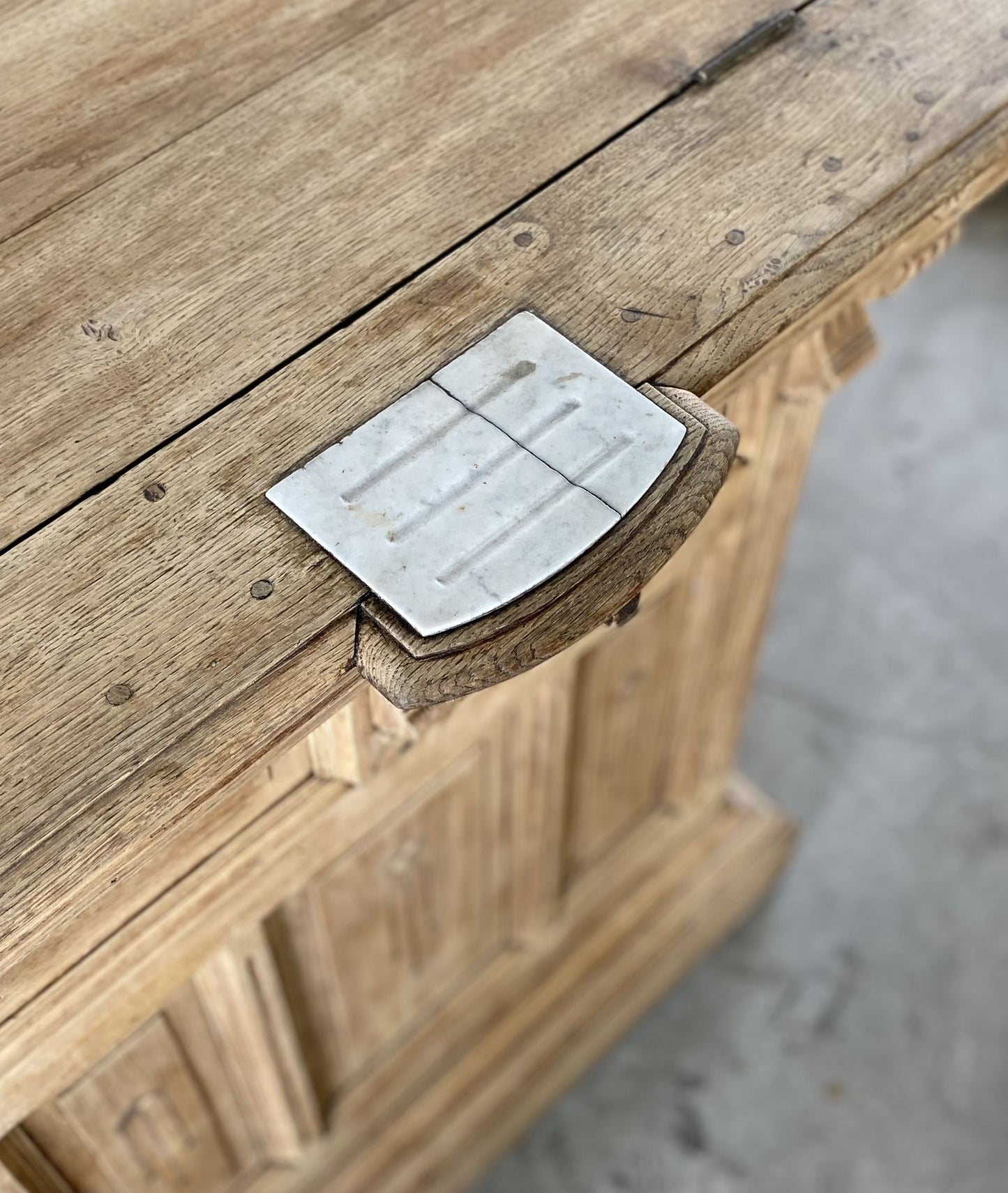 French Oak Reception Counter