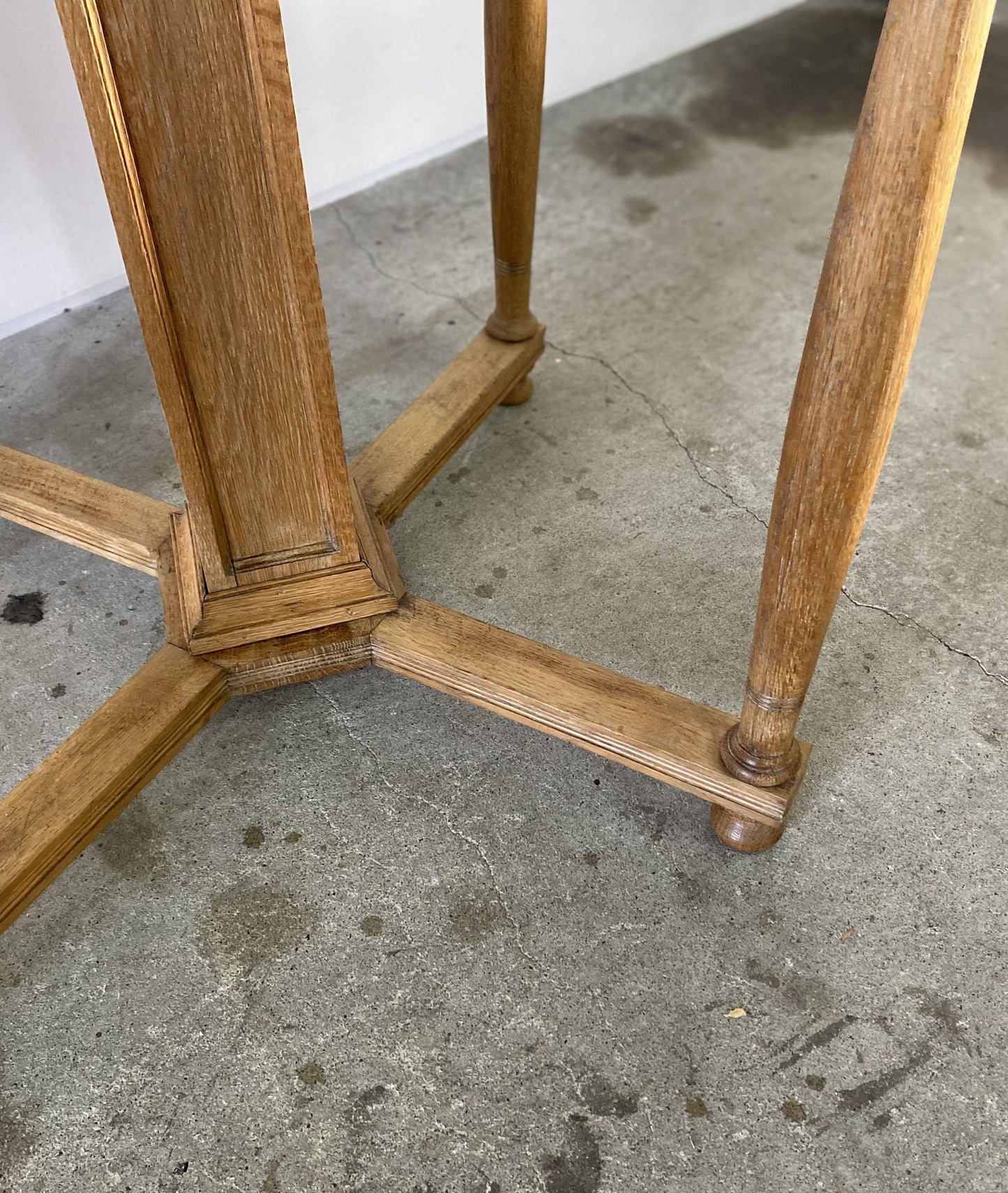 Octagon Oak Table