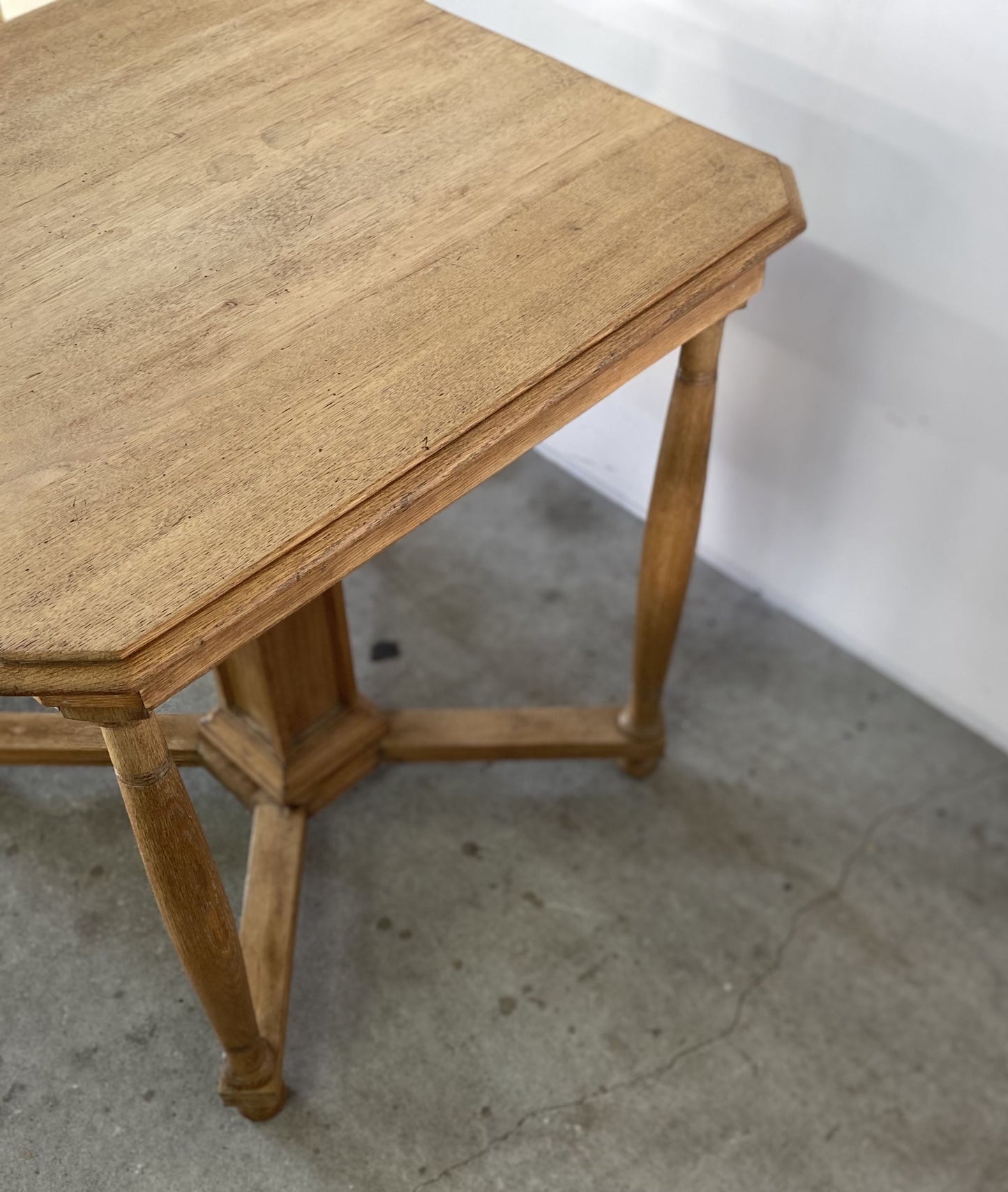 Octagon Oak Table